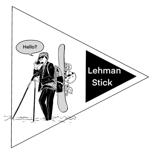 Lehman Stick Sticker<br> "Hello?"